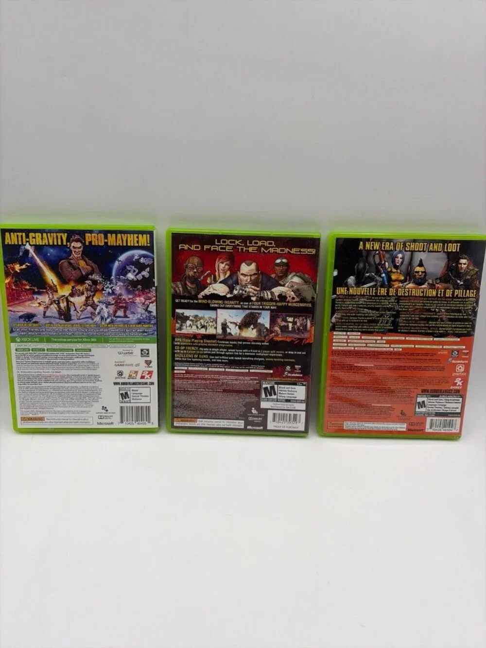 Borderlands & Borderlands 2 & The Pre-Sequel! Microsoft Xbox 360 CIB Tested